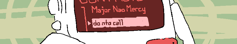 He selects 'do nto call'.
