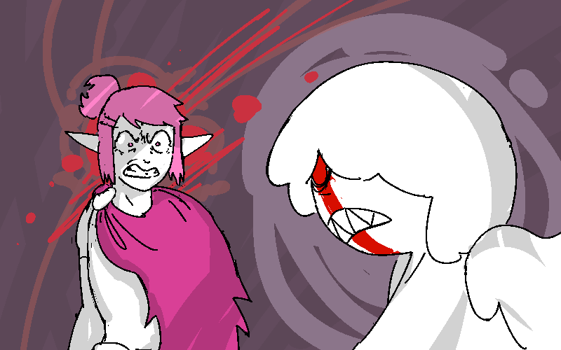 Polyta looks at Nix with curdling disgust.